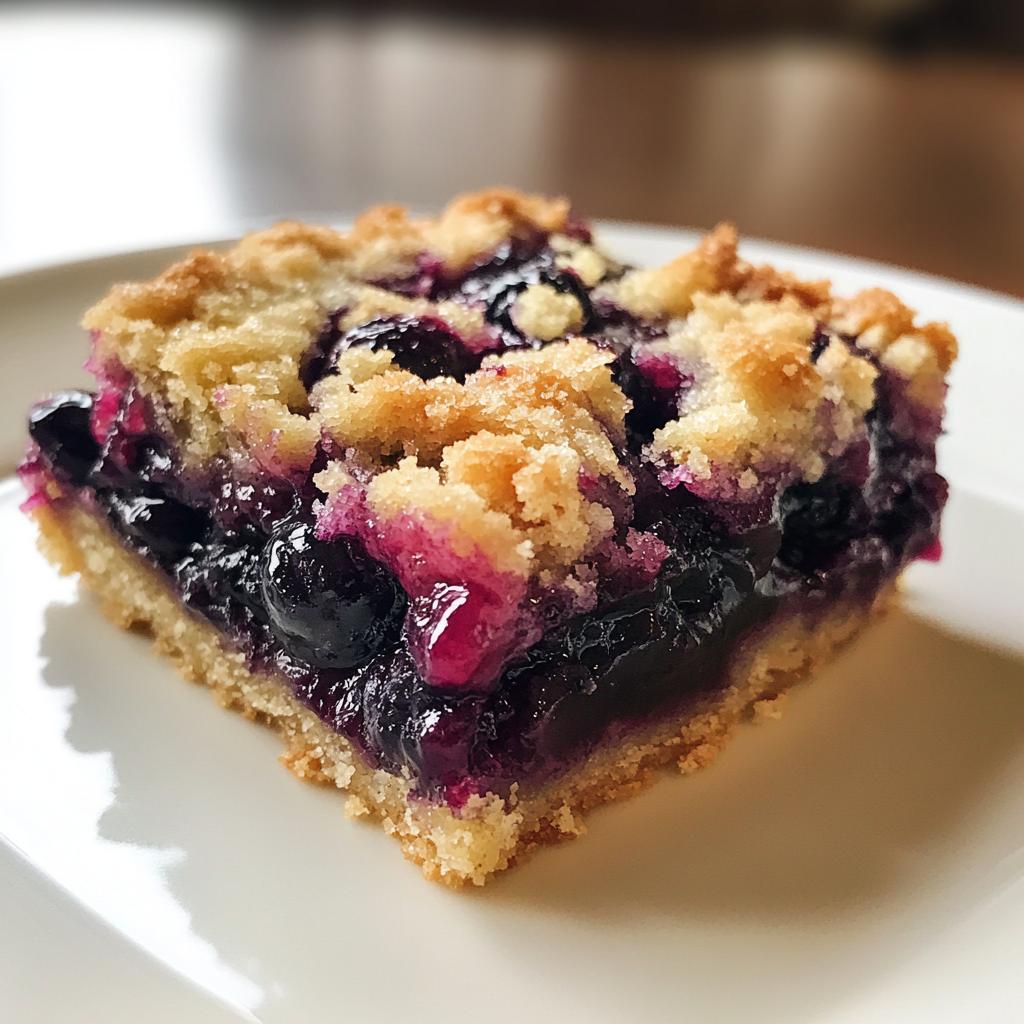 Blueberry Crumble Bars
