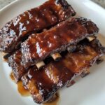 Brown Sugar Bourbon Beef Ribs with Melt-In-Your-Mouth Texture