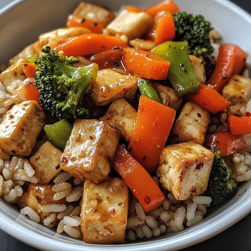 Brown rice stir-fry healthy food dishes