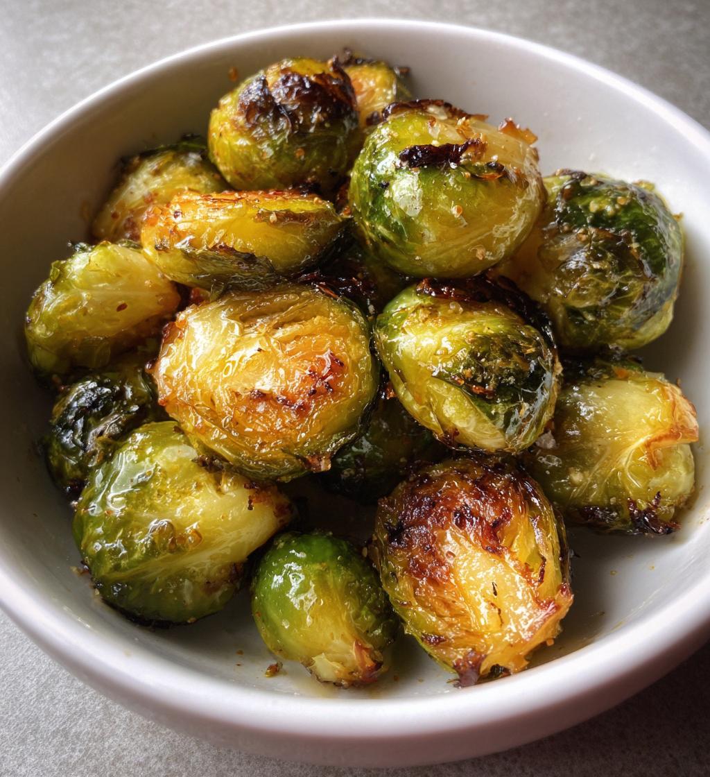 21-Minute Crispy Air Fryer Brussels Sprouts Magic