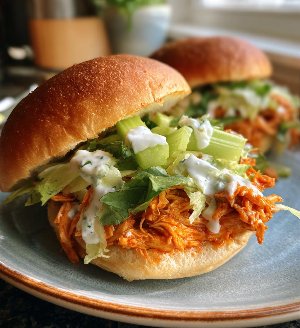 Buffalo Chicken Sliders