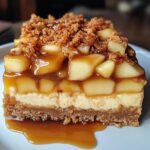 Caramel Apple Cheesecake Bars