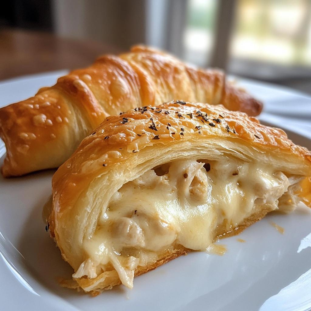 Cheesy Chicken Crescent Rolls – creamy & cheesy comfort food!