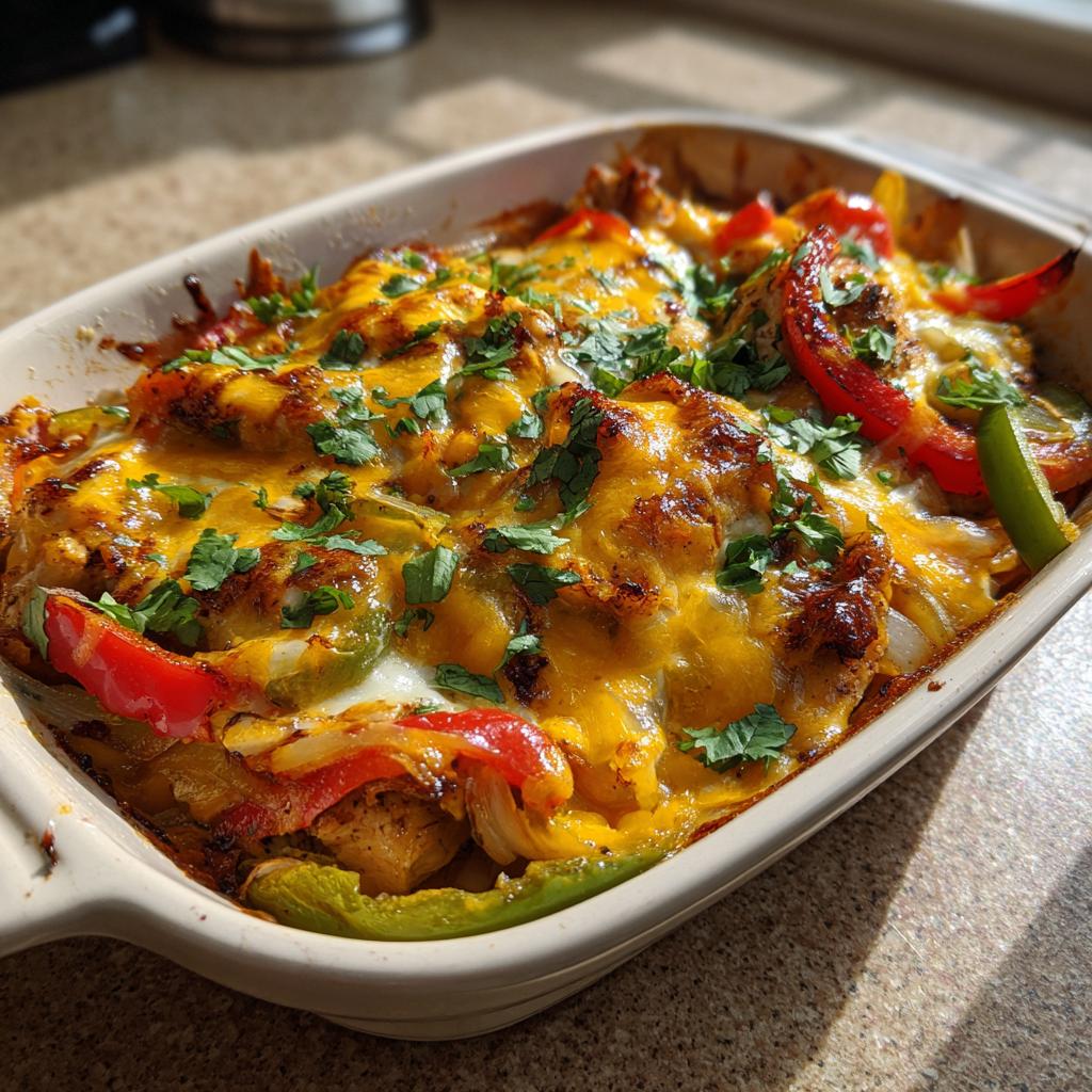 Chicken Fajita Casserole