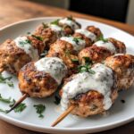 Chicken Kofta with Garlic Yogurt Sauce – flavorful & comforting!
