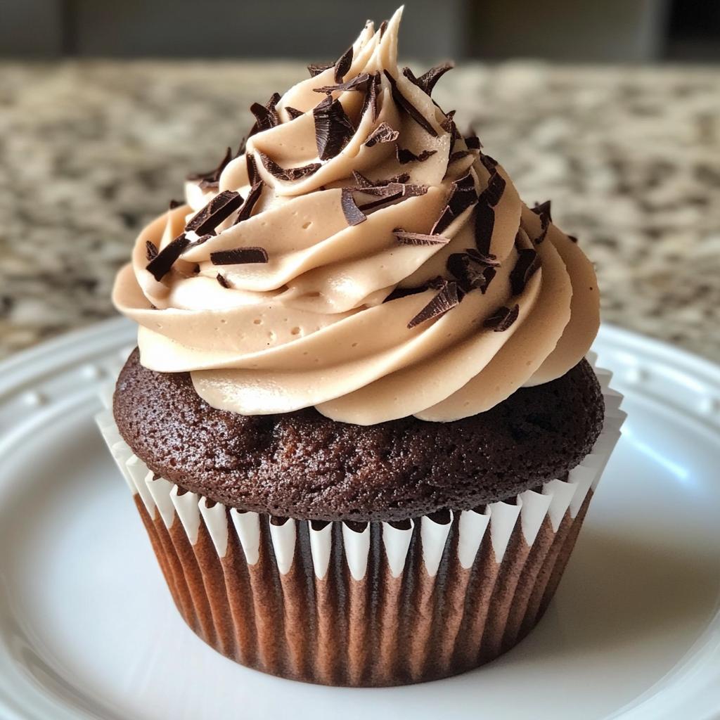 Chocolate Coffee Cream Cupcakes