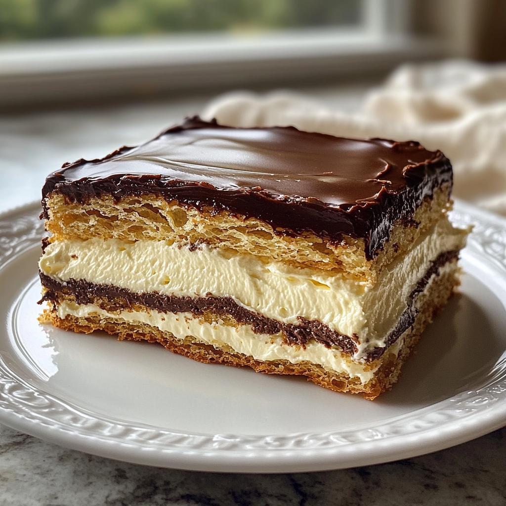 Chocolate Eclair Celebration Cake