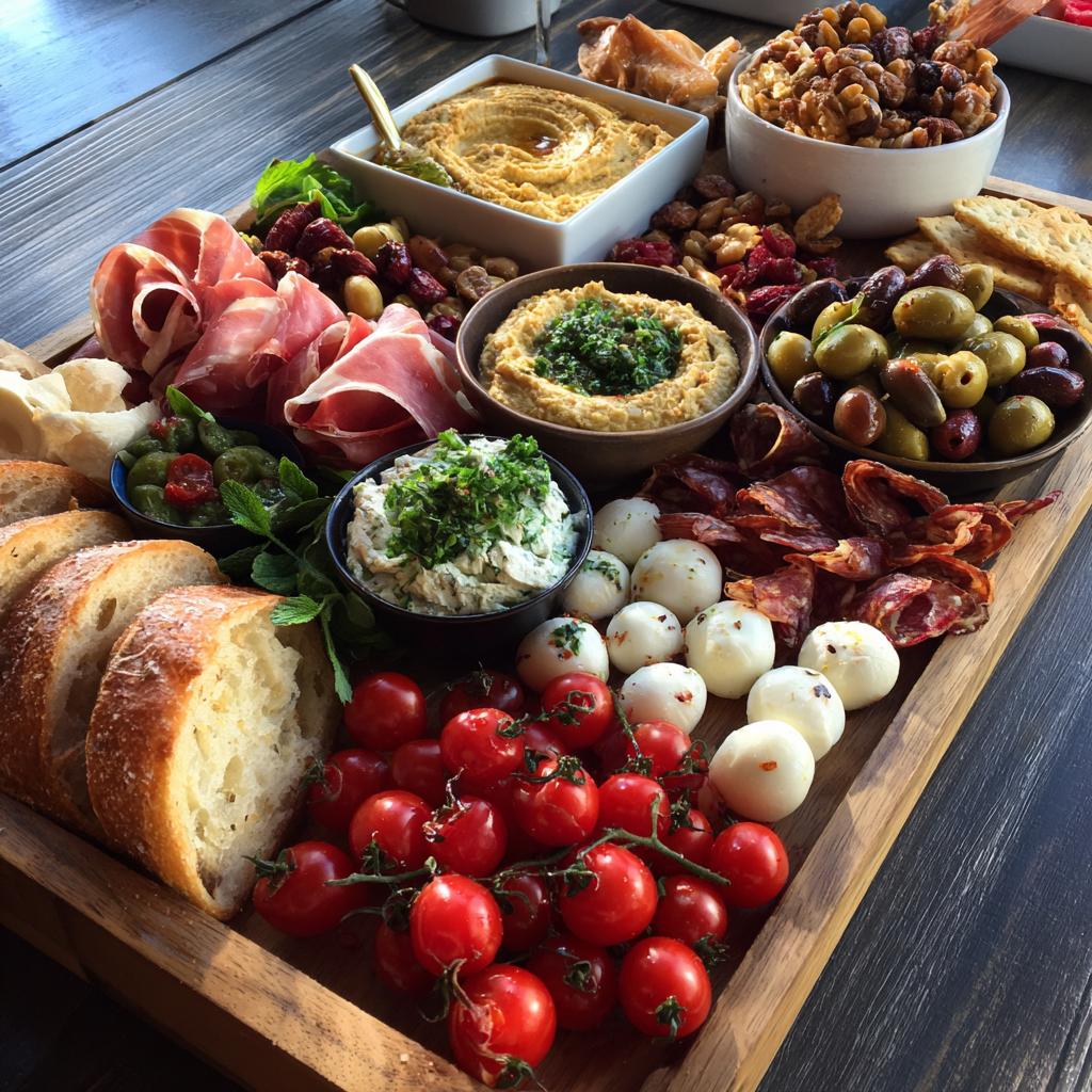 Christmas Party Appetizer Platter