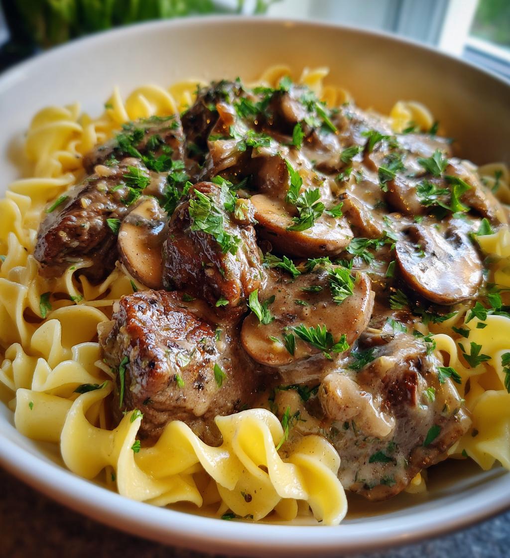 Classic Beef Stroganoff (No Alcohol)