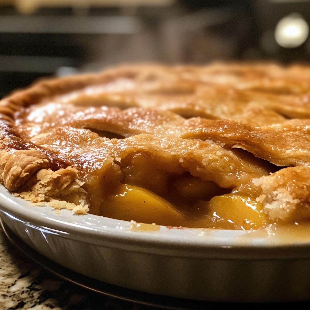 Classic Cobbler Peach Pie