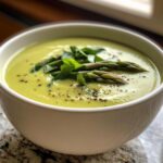 Creamy Asparagus Soup with Garlic