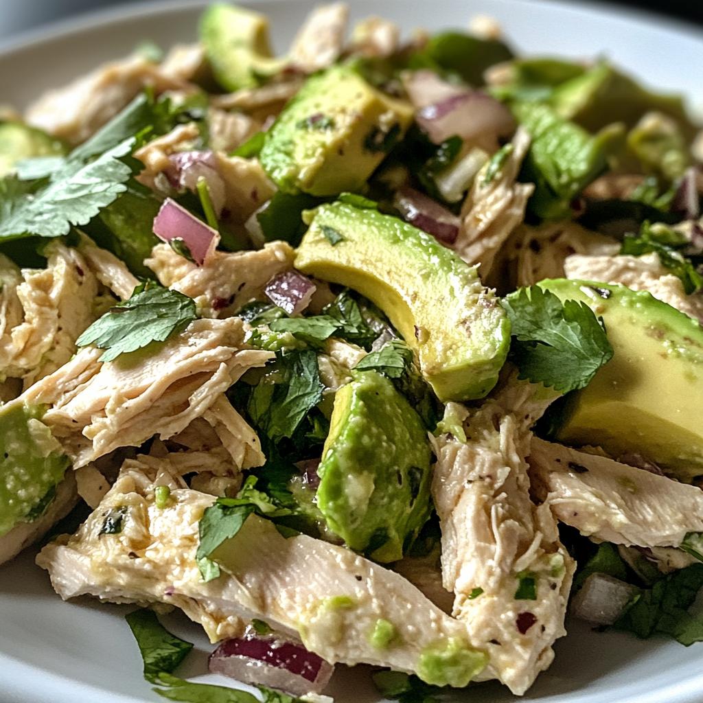 Creamy Avocado Chicken Salad