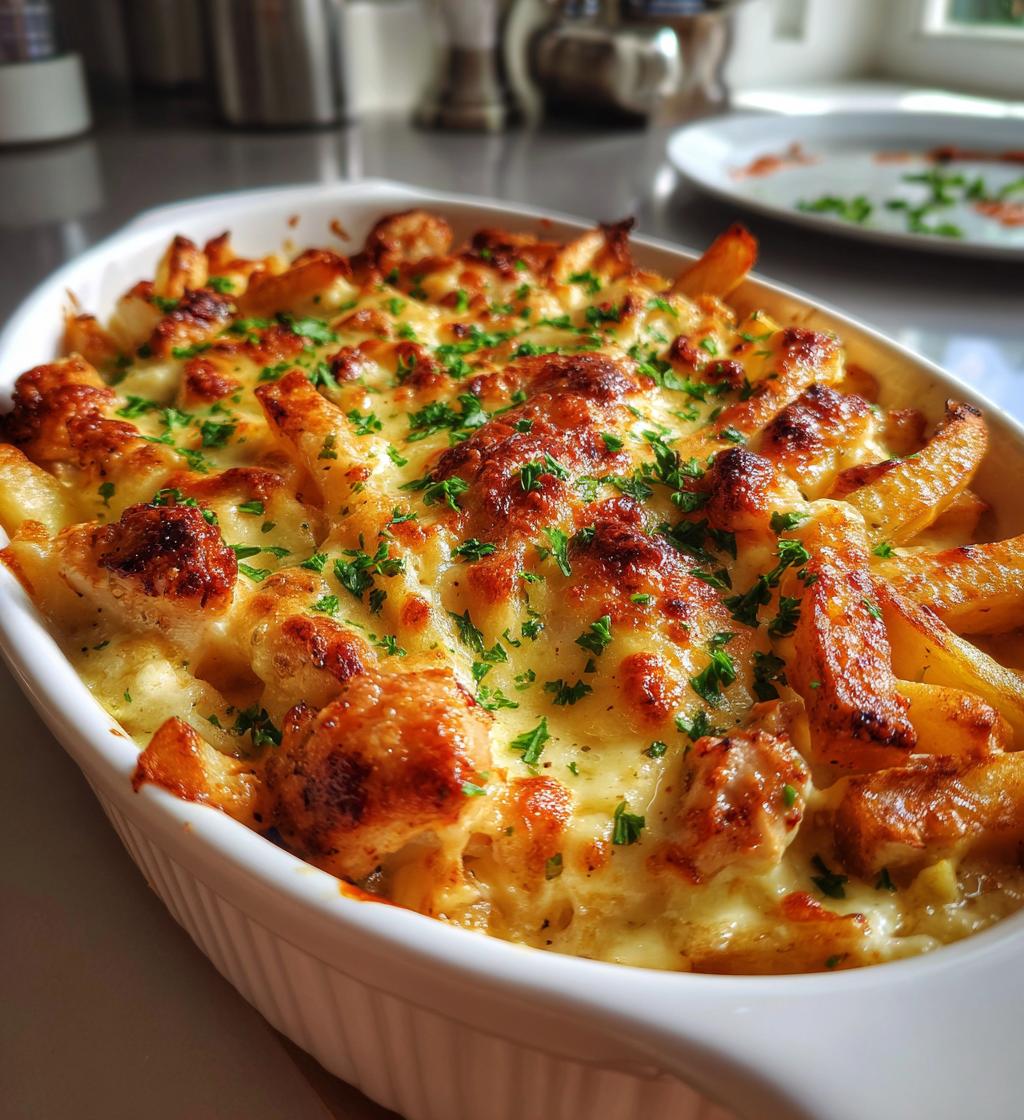 Creamy Chicken & Fries Casserole