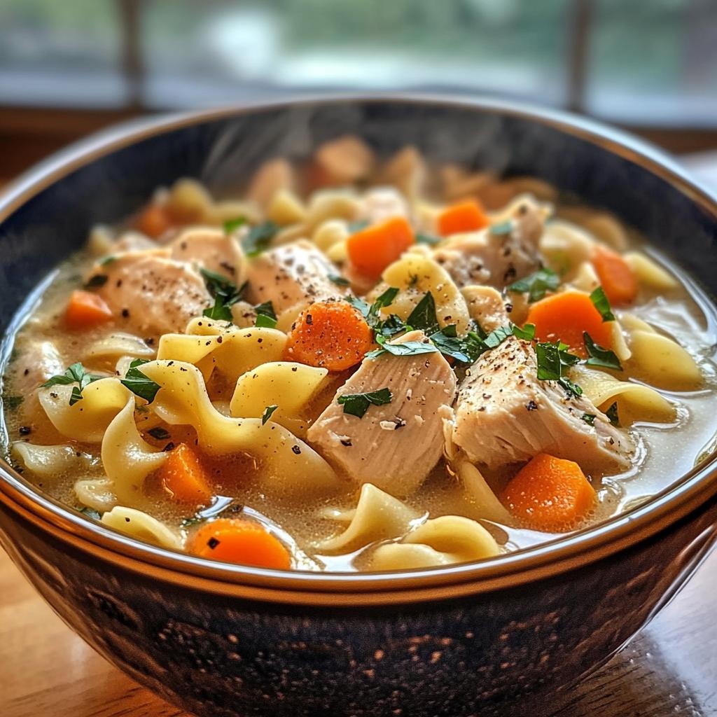 Creamy Chicken Noodle Soup