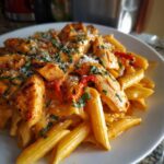 Creamy Roasted Red Pepper Chicken Pasta