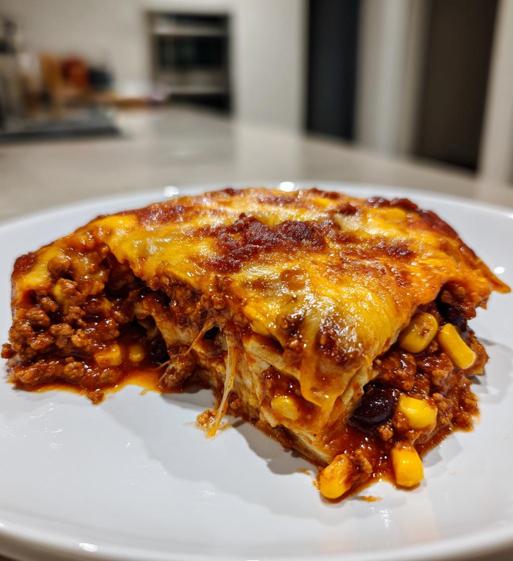 Crockpot Enchilada Casserole