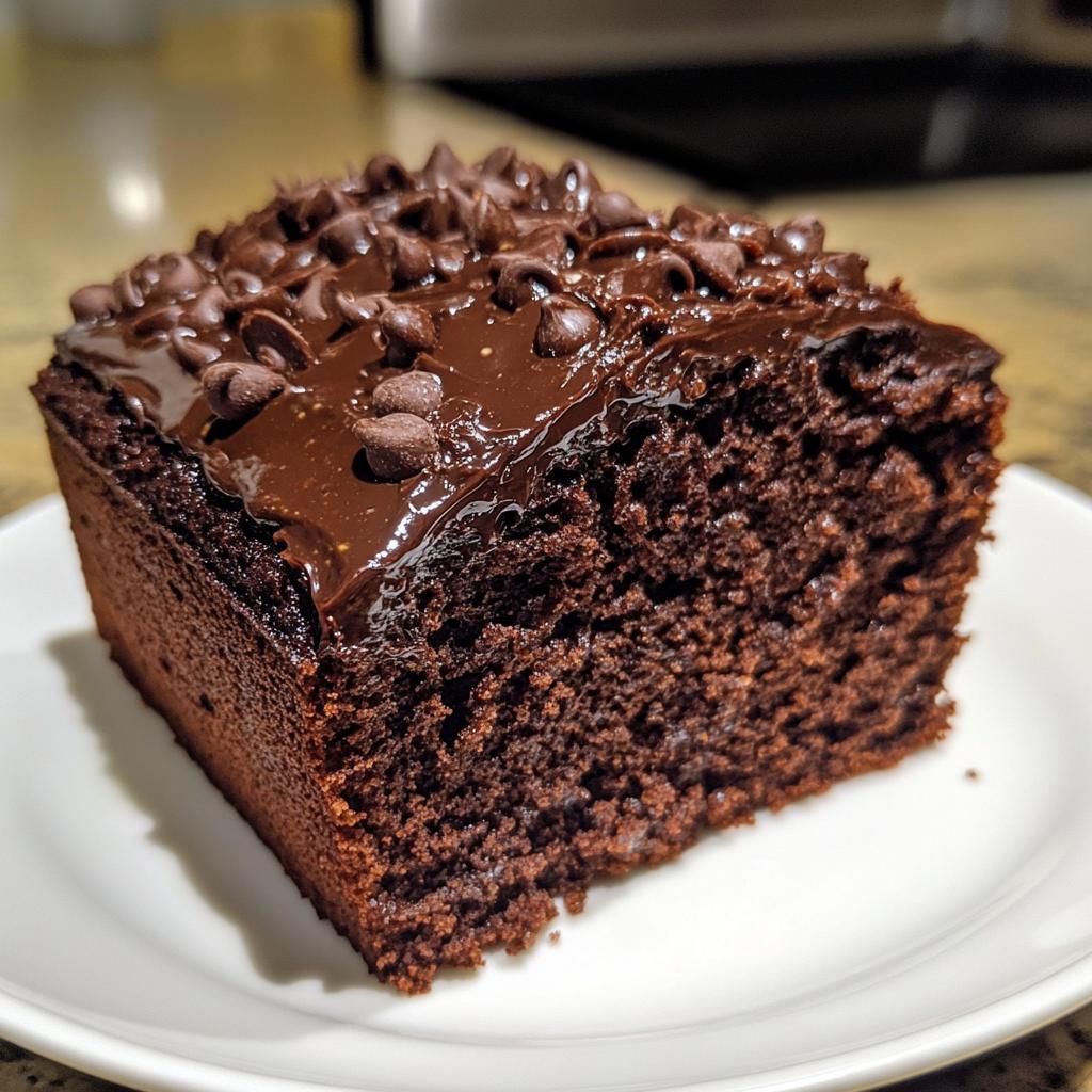 Double Chocolate Banana Cake