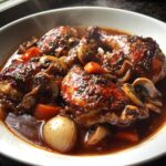 Easy Crockpot Coq au Vin