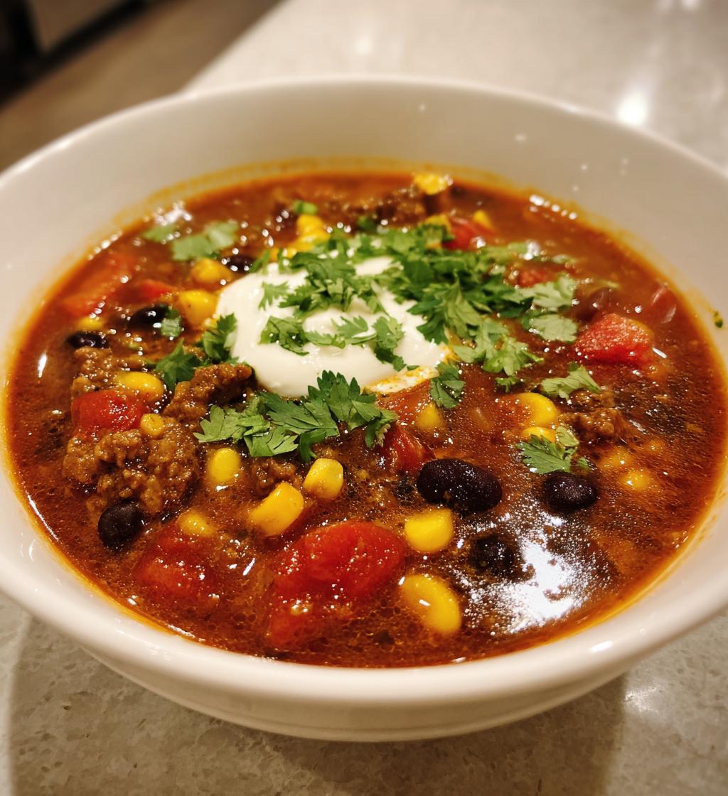 Easy Crockpot Southwest Soup