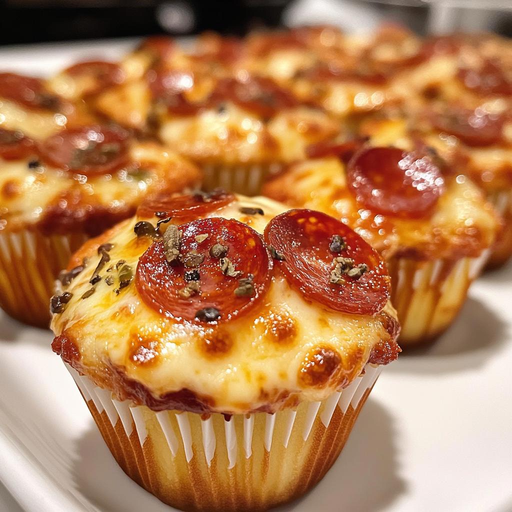 Easy Pizza Cupcakes