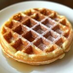 Fluffy Cream Cheese Keto Waffles Low Carb Breakfast