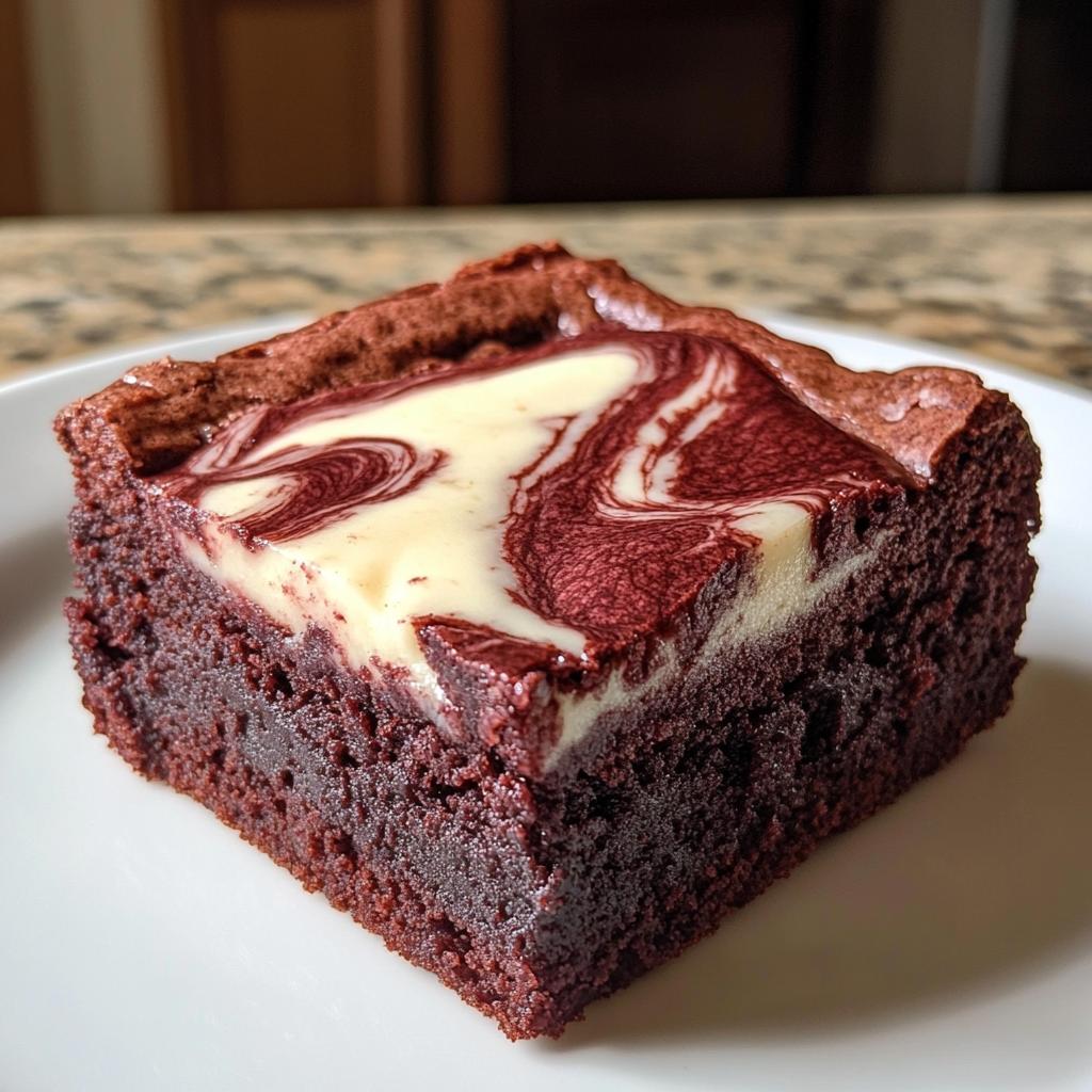 Fudgy Red Velvet Brownies