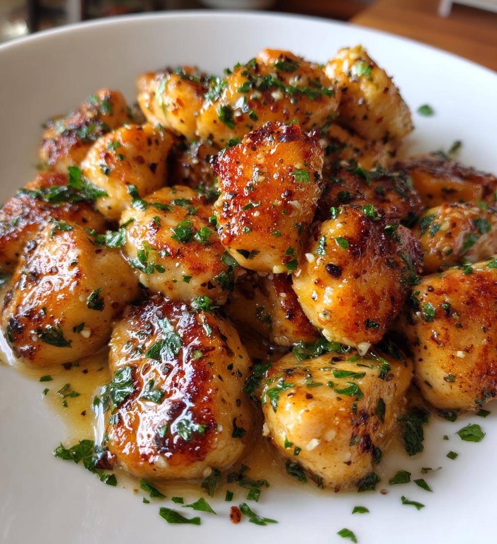Garlic Butter Chicken Bites