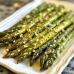 Garlic Butter Roasted Asparagus Spears