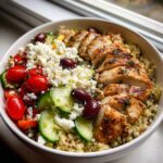 Greek Lemon Chicken Bowls (Healthy Meal Prep)