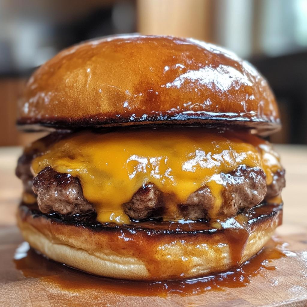 Grilled BBQ Cheeseburgers
