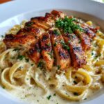 Grilled Chicken Alfredo Pasta