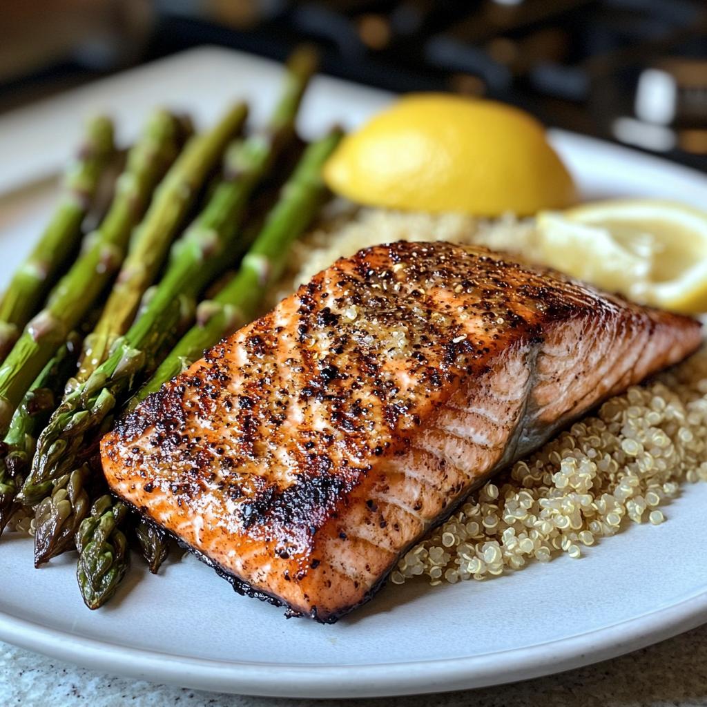 Grilled Salmon with Quinoa: A Flavorful Healthy Meal in 30 Minutes
