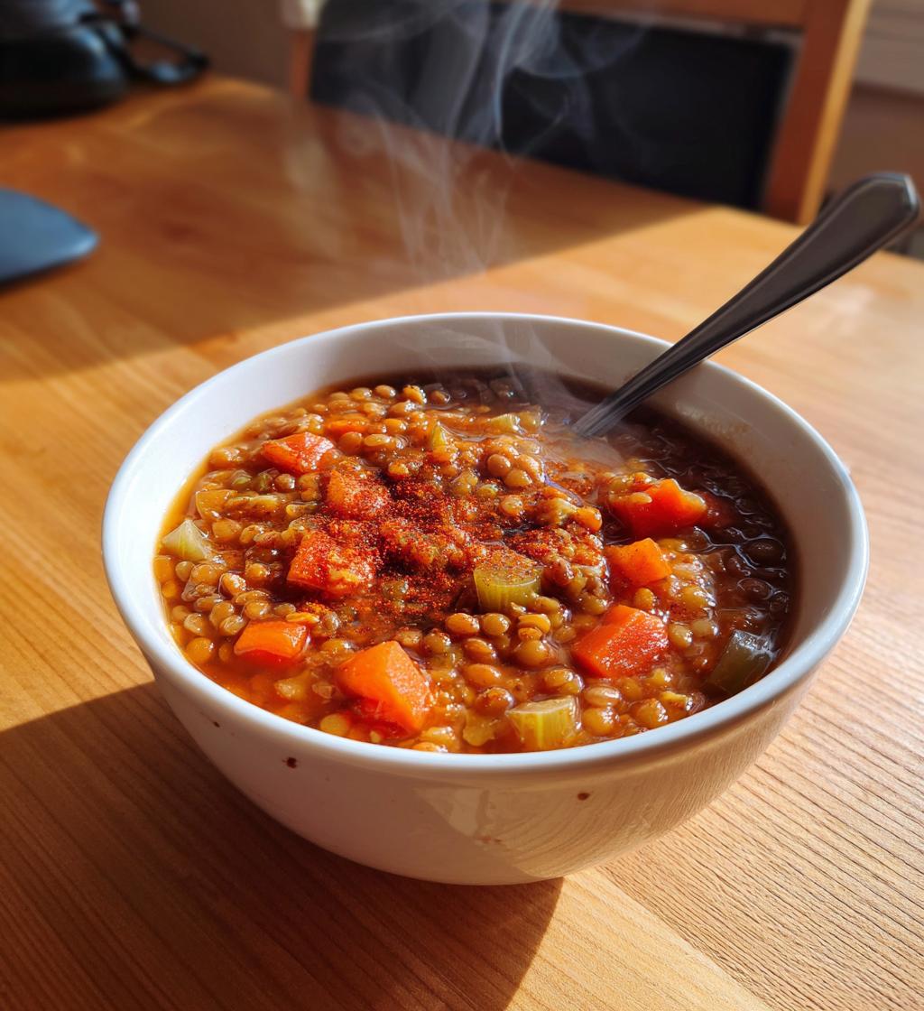 Healthy Crockpot Lentil Soup