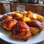 Honey Butter Chicken with Crispy Potatoes