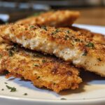 Italian Chicken Cutlets with Parmesan Crust