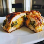 Juicy Broccoli and Cheese Stuffed Chicken Delight