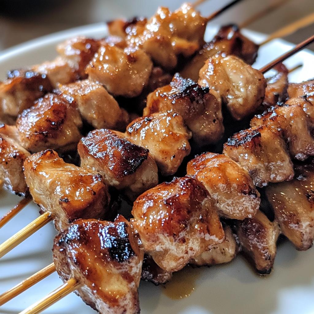 Juicy Japanese Chicken Yakitori Skewers