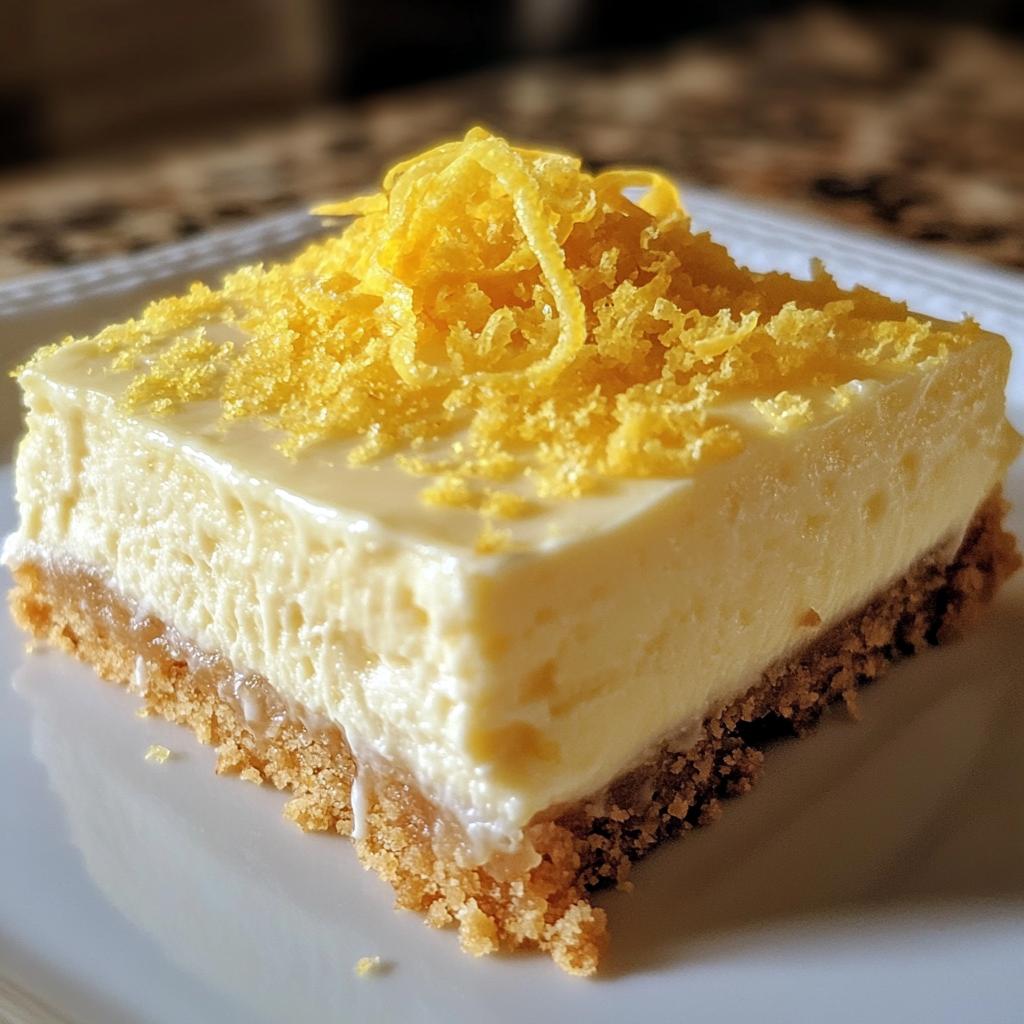 Lemon Cheesecake Squares