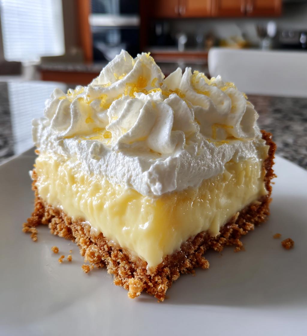 Lemon Cream Pie Dessert Squares