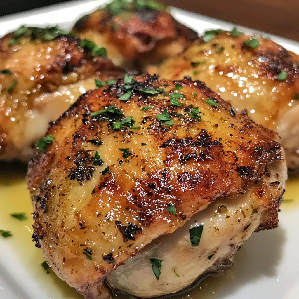Lemon Herb Chicken Thighs (Crispy & Juicy)