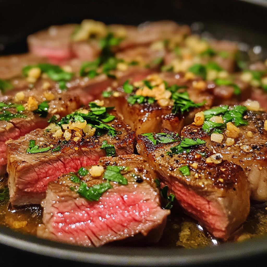 Low-Carb Garlic Butter Steak Skillet
