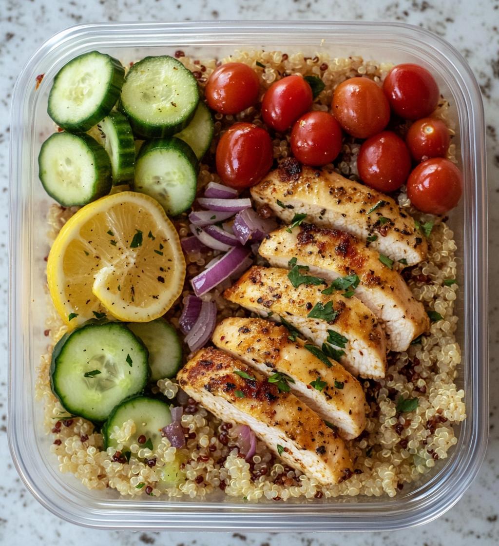 Mediterranean Lemon Chicken Meal Prep