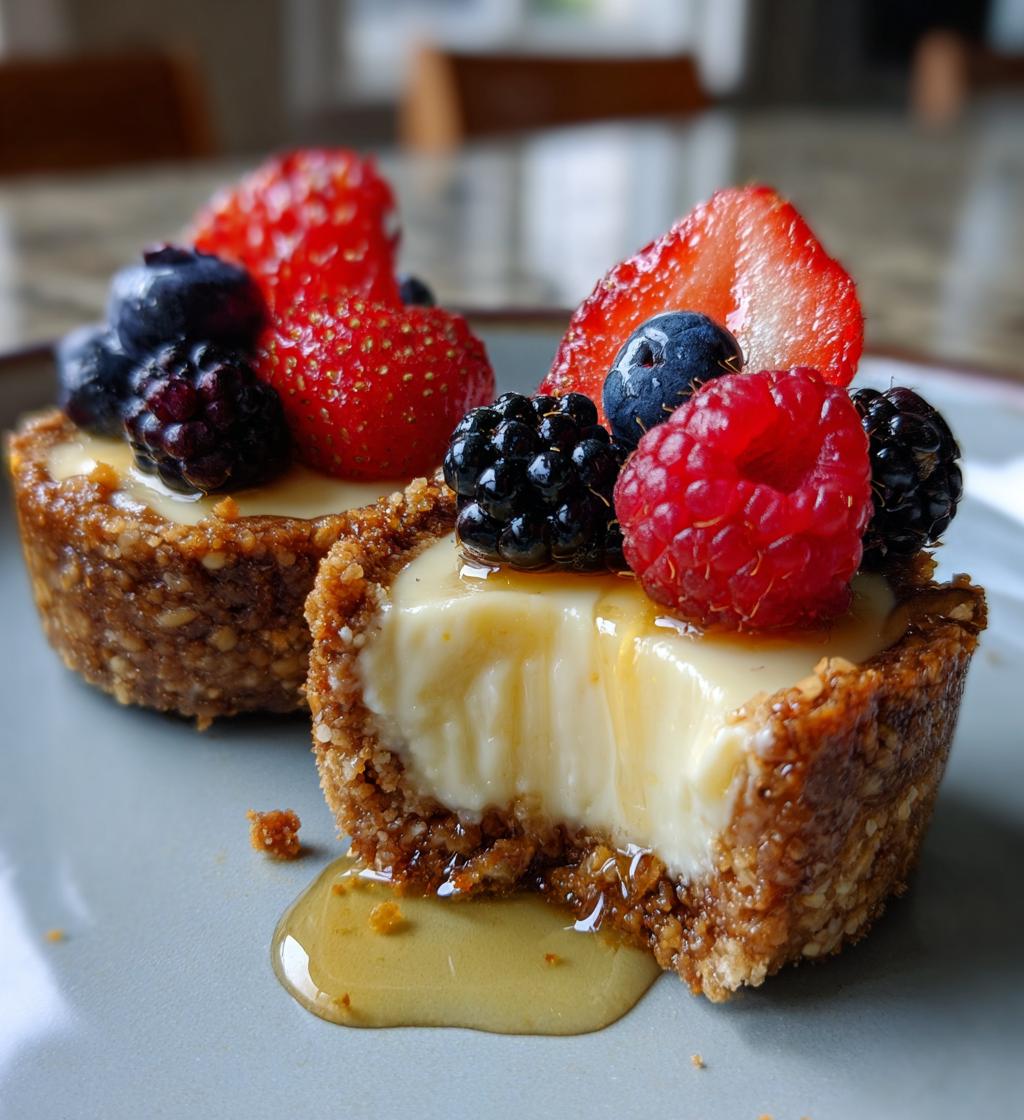 Mini Berry Cheesecake Tarts