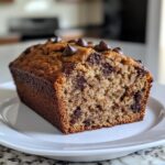 Moist Banana Bread with Chocolate Chips
