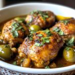 Moroccan Chicken Tagine with Olives and Lemon