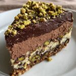 No-Bake Chocolate Pistachio Cake