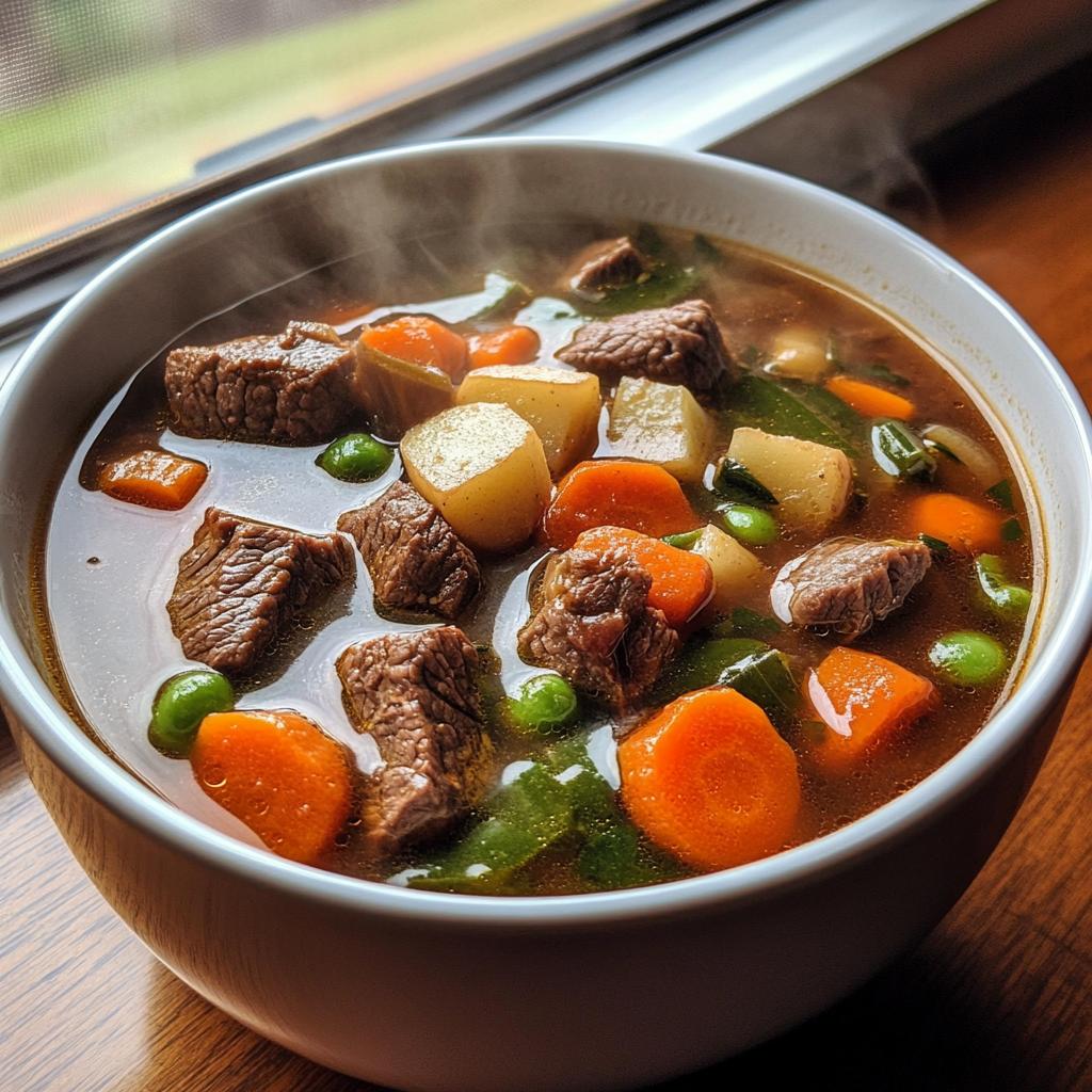 Old-Fashioned Vegetable Beef Soup