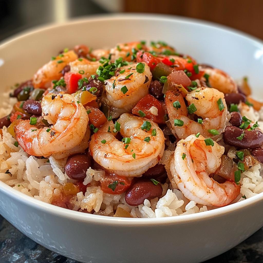 Original Red Bean and Rice Recipe with Shrimp and Garlic