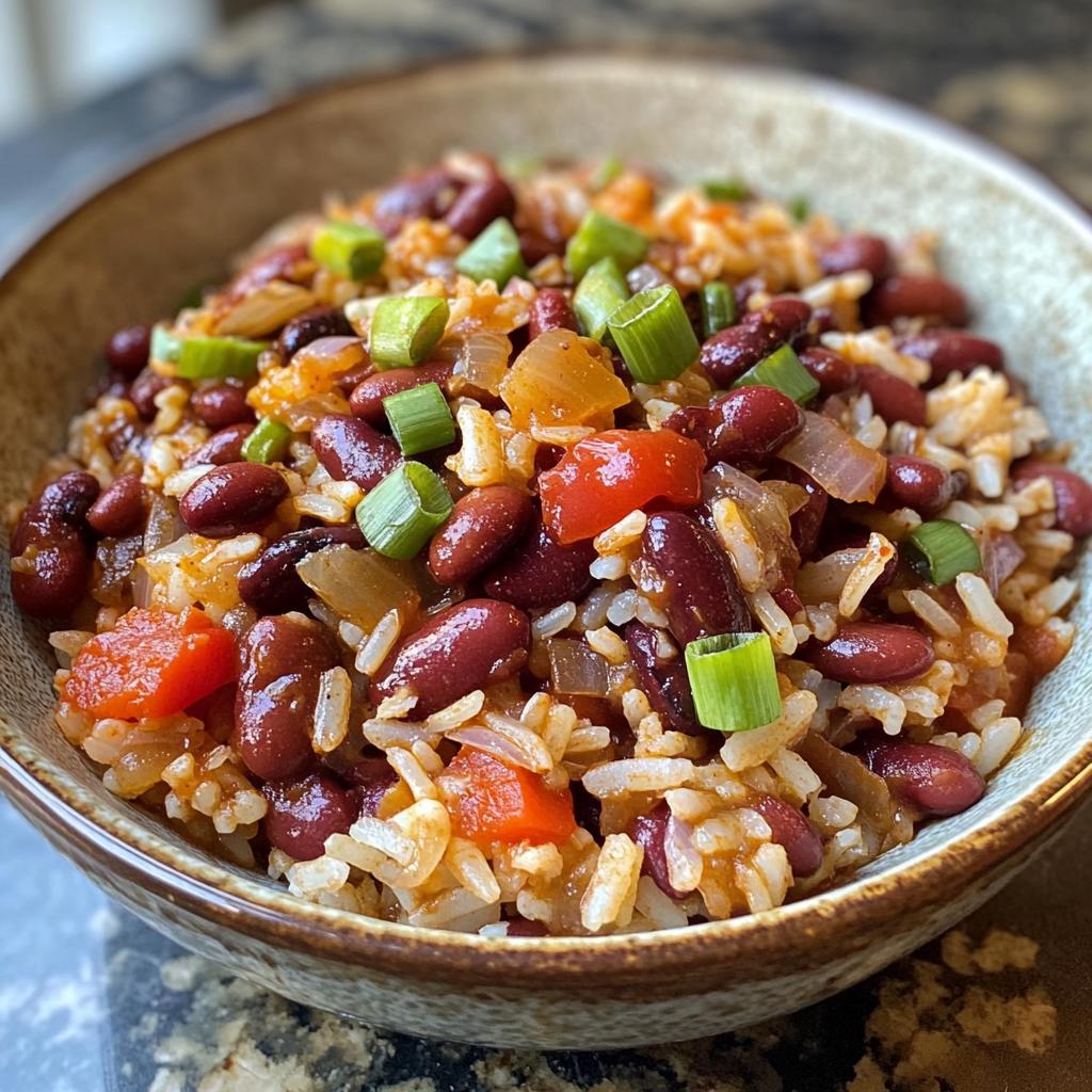 Original Red Bean and Rice Recipe with Vegetables and Spices