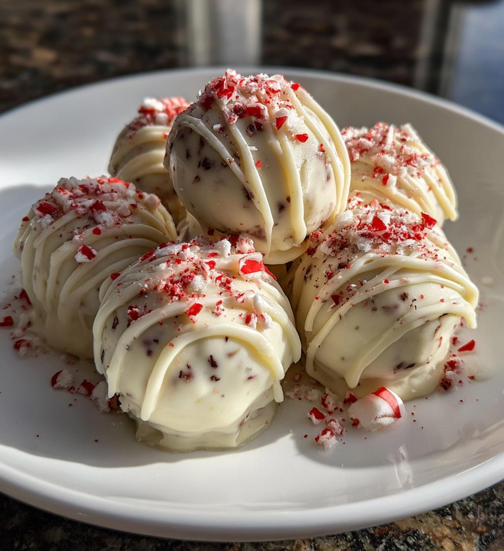 Peppermint Oreo Balls Treat
